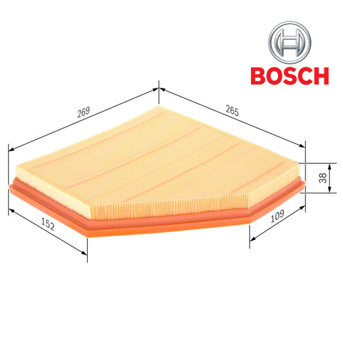 Air filter bosch 026 400 - filter, f