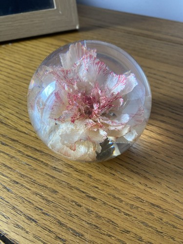Hippocampus flower paperweight - hippocampus,