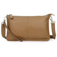 Womens Genuine Leather Clutch