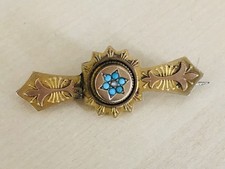 9ct Gold Victorian Turquoise