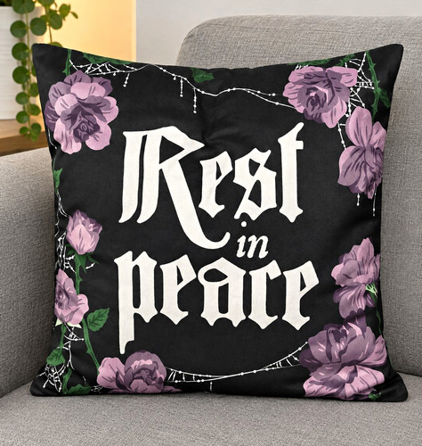 Killstar grave bloom cushion - killstar,