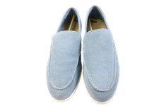 Moss Men's Suede Loafers Blue