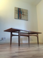 Vintage Mid Century Teak Glass GPlan Coffee Table