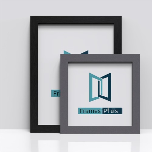 Black picture frames square - black,