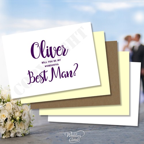 Will you best man - you, be