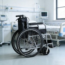 Folding transport wheelchair - folding,