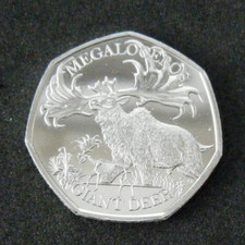 2024 Giant Deer 50p Fifty Pence Coin BU Pack - Natural History Museum