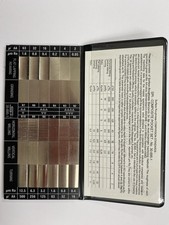 Spi 30-695-1 Surface Roughness Comparator Standards: 2 To 500 Ra Micro Inch