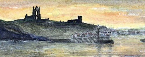 Whitby from the - whitby, by
