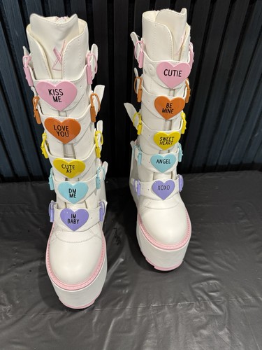 Yru platform boots with - , pastel