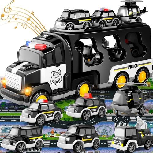 Truck kids police car - 7,