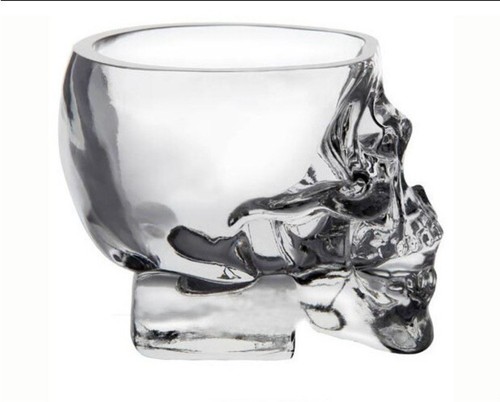80ml glass skull bottle - 80ml,