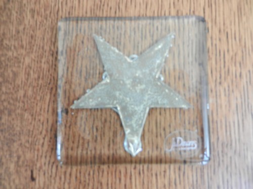 Downs glass star design - jo,