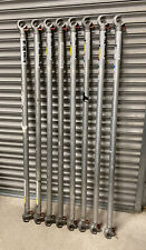 8 x Genuine 1.8m Boss Youngman Horizontal Scaffold Tower Poles Braces Incs. Vat