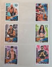 CCG - X6 CCG Trading Cards + CCG Collector Sleeve 2014 WWE Wrestling Slam Attax 