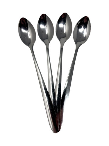 Metal latte spoon - spoon, handle