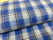 Tartan check cotton material