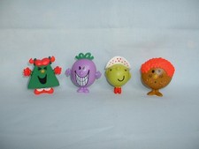 MR MEN LITTLE MISS Set Of 4 MCDONALDS Plastic Figures Toys THOIP/CHRISTMAS/2018
