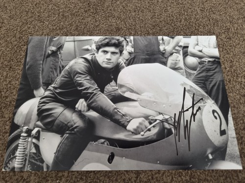 Giacomo agostini signed 12x8 - agostini,
