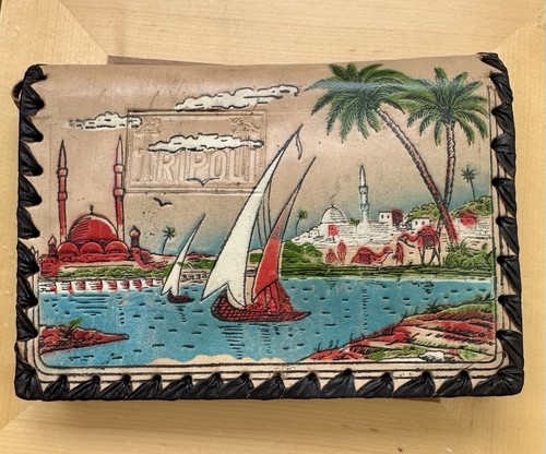 1940s vintage tooled leather - 1940s,