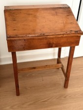 Vintage French School Desk