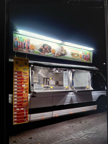 Food trailer catering van - trailer,