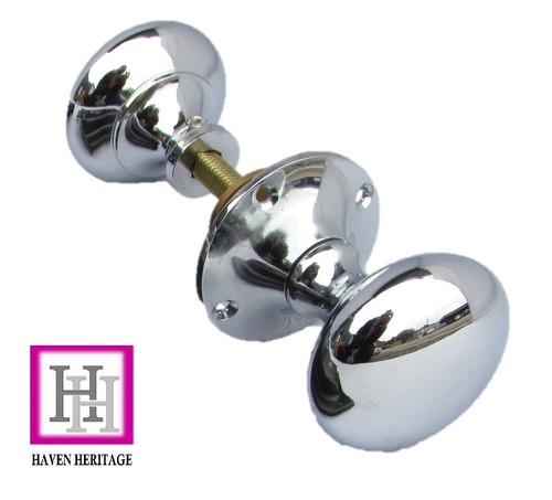Rim lock handle chrome - handle, plated