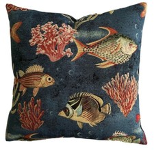Fishes Cushion Cover Nautical