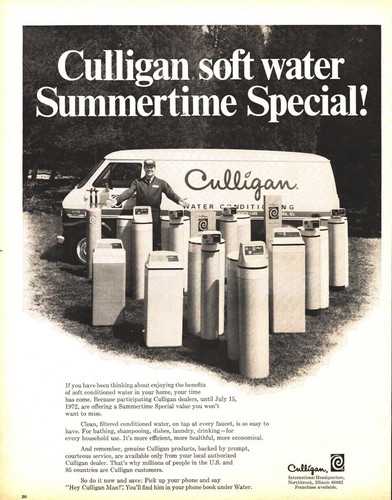 Culligan water softener 1972 - culligan,