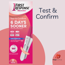 First Response Pregnancy 6 Days Sooner Pregnancy Test (2 Tests) (Out of Date)
