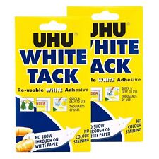 UHU White Tack PACK OF 2 , 33%