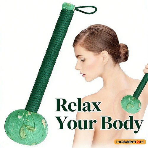 Long handled wormwood massage - long-handled,