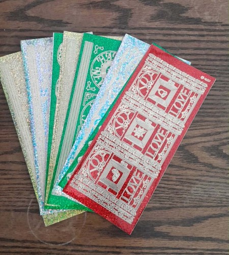 New sheets of assorted - -,