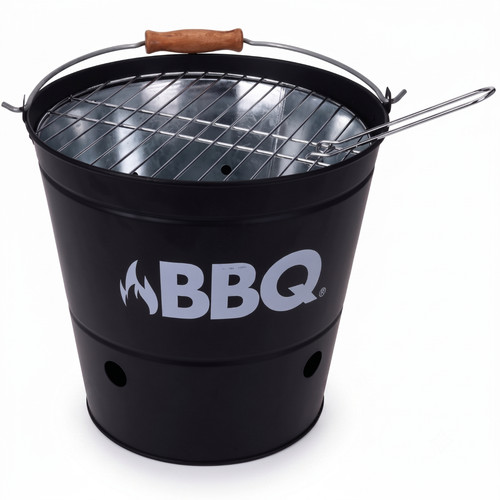 Portable charcoal bbq bucket - portable,
