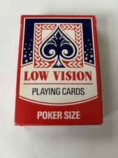 Vintage Carta Mundi LOW VISION Poker size Playing Cards designed by G.P Marinoff