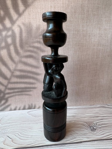 Vintage african ebony wood - vintage,