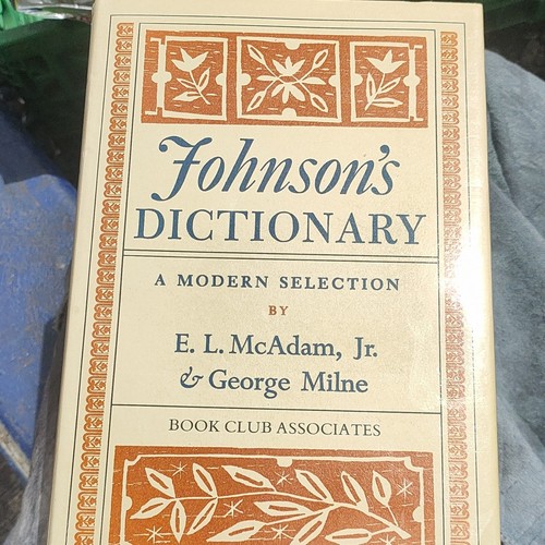 Johnson dictionary modern - johnson's, a