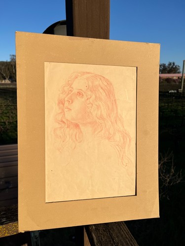 Sketch young woman pencil - young,
