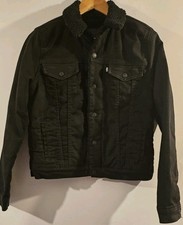 Levi's Black Denim Sherpa