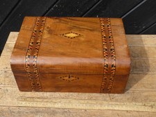 Antique Inlaid wooden box /