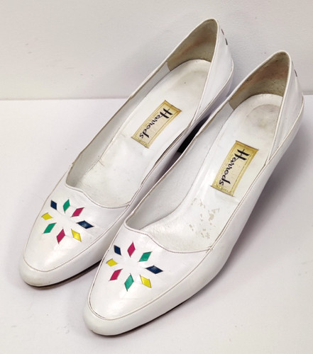 Vintage harrods white leather - vintage,