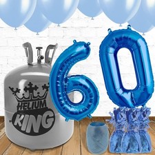 60th Birthday Helium Gas