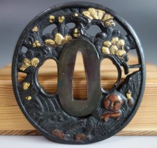 Tsuba guard lumberjack rest
