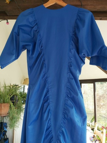 Vintage 1980s dress - dress, blue