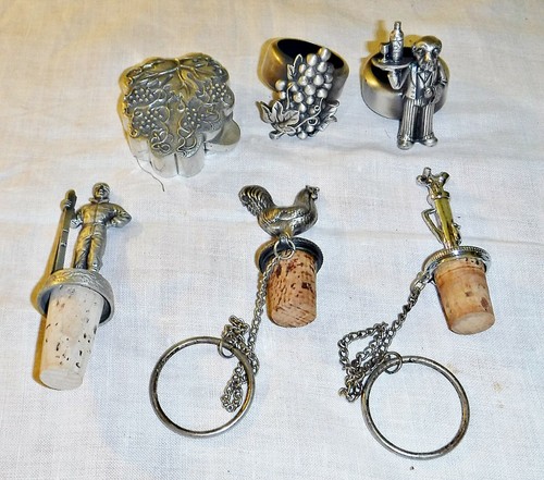 Wine bottle embellishments - 6,
