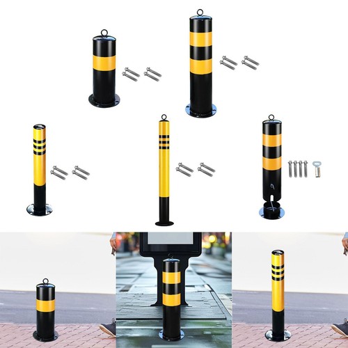Steel pipe parking barrier - parking,