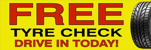 Free tyre check pvc printed - pvc,