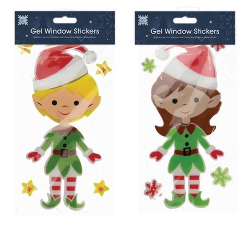 Elf window gel sticker - elf,