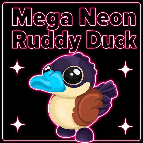Mega neon ruddy duck - duck,