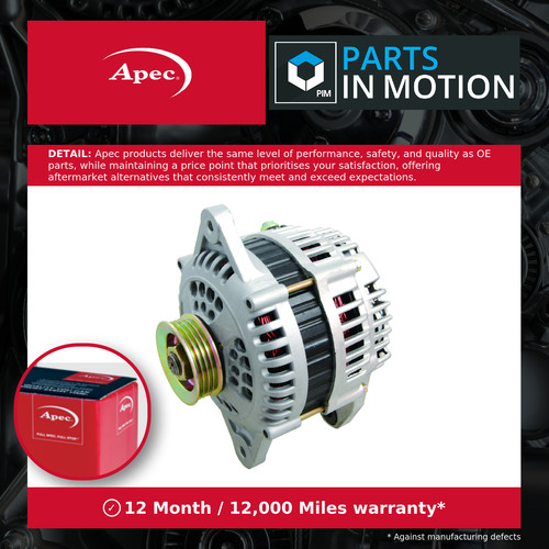Alternator aal2513 apec - alternator,